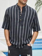 Hannoel - Minimalistisches Herren-Sommerhemd