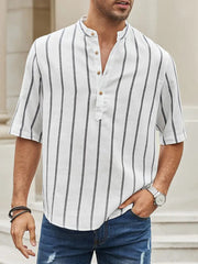 Hannoel - Minimalistisches Herren-Sommerhemd