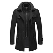 Herren Rollkragen Winterjacke | Langarm