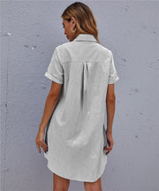 Elegantes - Gestreiftes Blusenkleid für dich