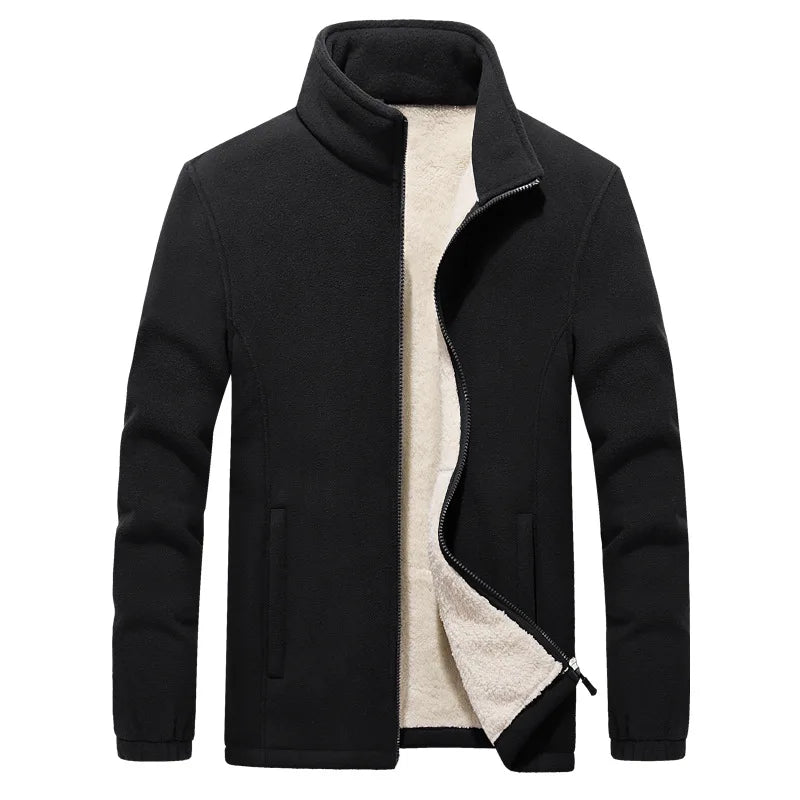 Herren Lässige Fleecejacke | Winter