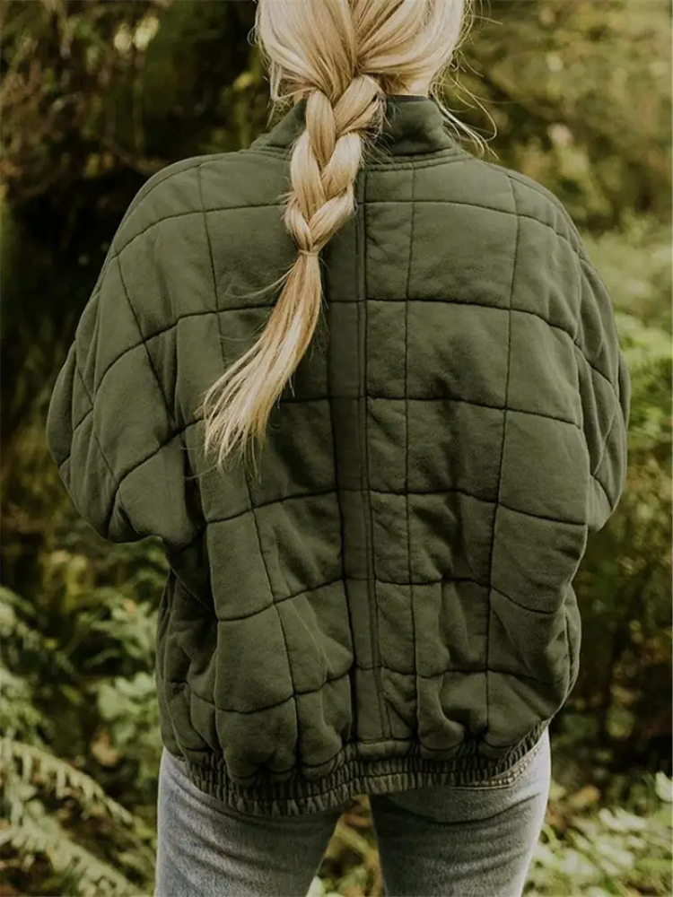 Oversized Gefütterte Übergangsjacke - Eliza
