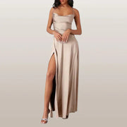 Damen Abendkleid Mit Hohem Seitenschlitz | Maxi