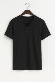 Henley Shirt Herren | Knopfleiste & Bequemer Sitz