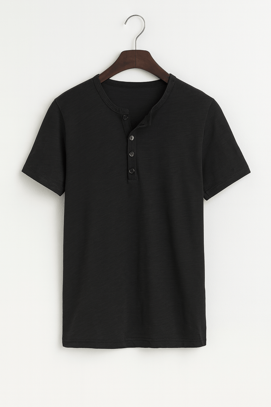 Henley Shirt Herren | Knopfleiste & Bequemer Sitz