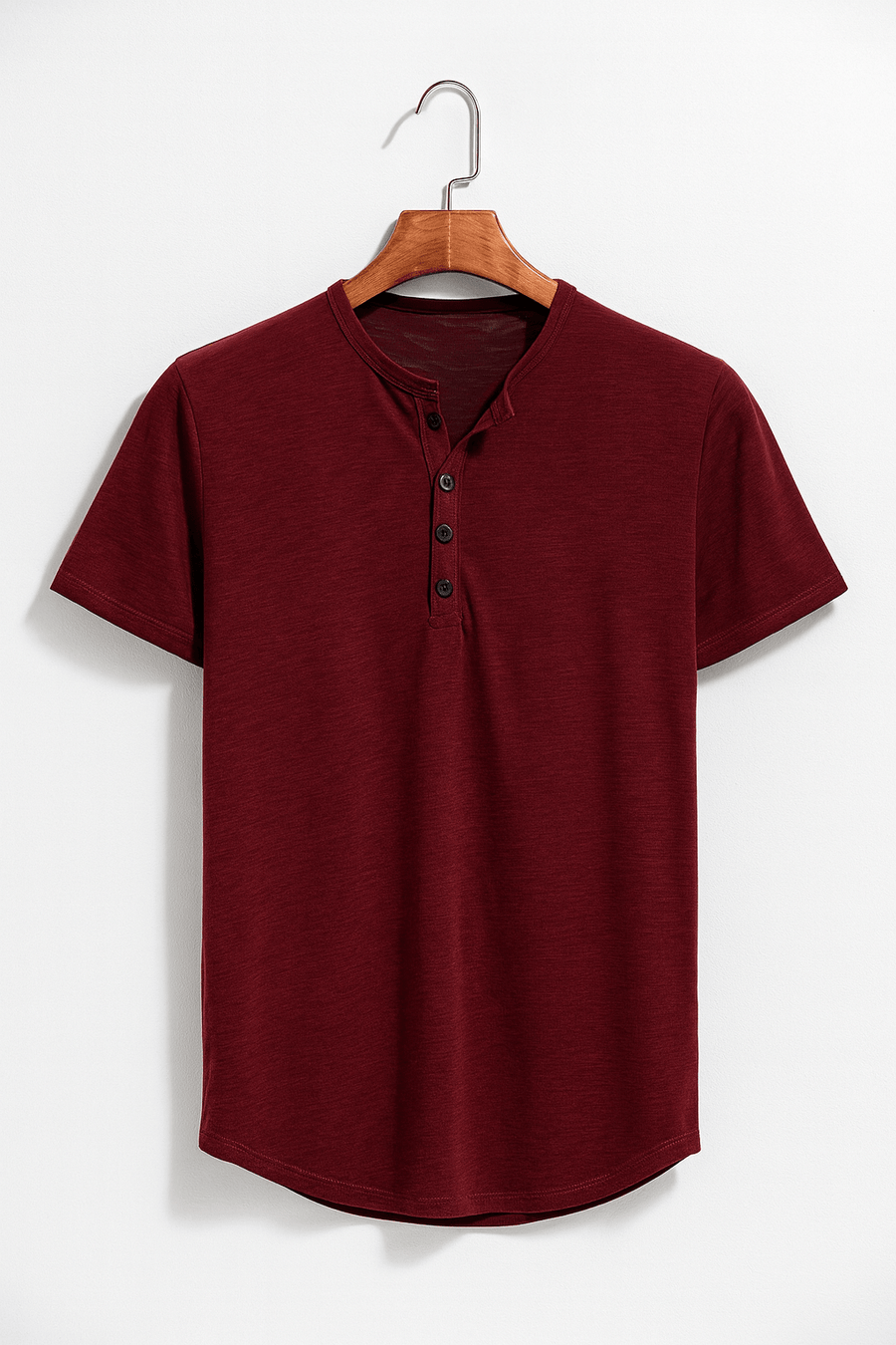 Henley Shirt Herren | Knopfleiste & Bequemer Sitz