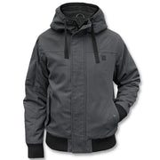 Herren Winterjacke | Sportlicher Kurzschnitt | Kapuze & Windschutz gegen Kälte