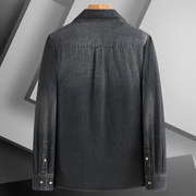 Herren Denim Hemd Baumwolle Casual Stil