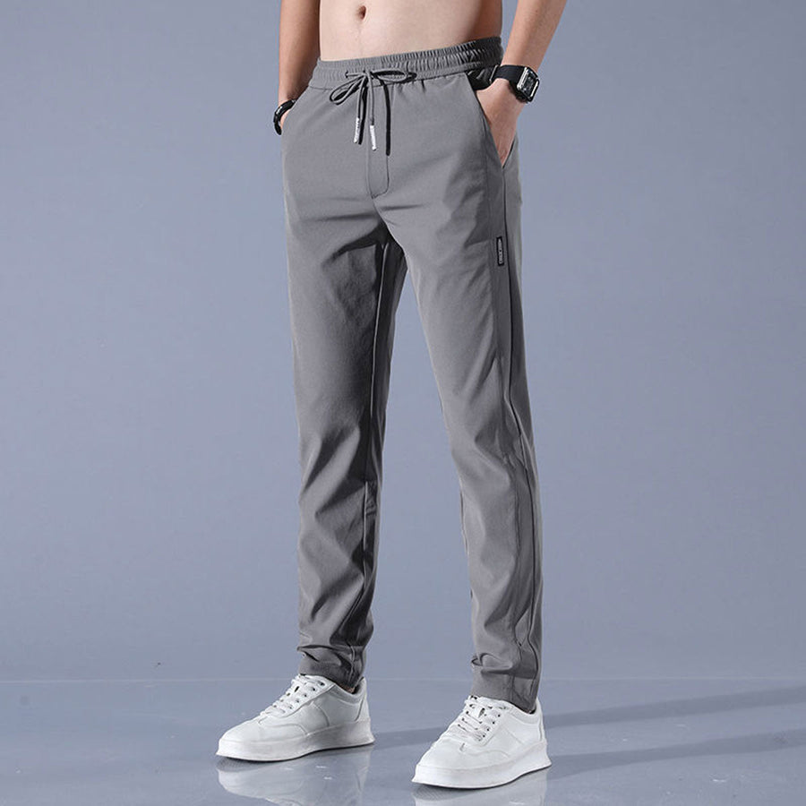 Pantaloni da uomo con coulisse | Pantaloni casual ad asciugatura rapida