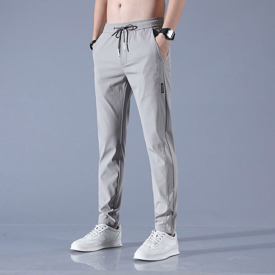 Pantaloni da uomo con coulisse | Pantaloni casual ad asciugatura rapida