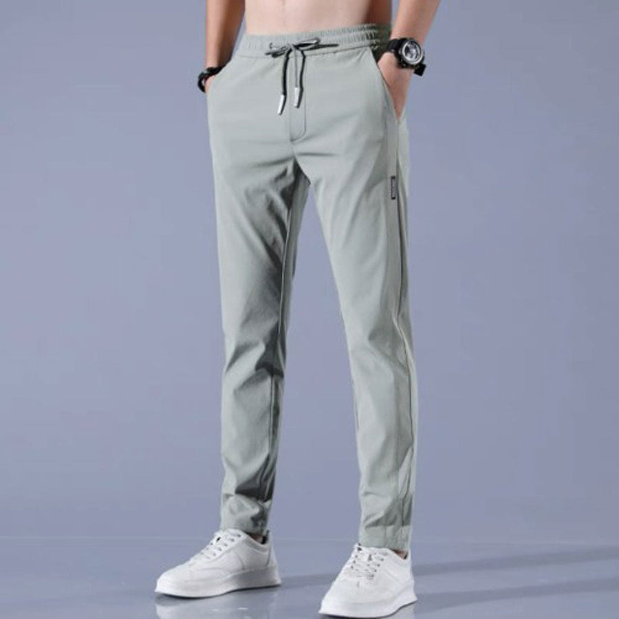 Pantaloni da uomo con coulisse | Pantaloni casual ad asciugatura rapida
