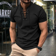 Henley Shirt Herren | Schnürausschnitt & Slim-Fit für Streetwear-Look