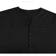 Henley Shirt Herren | Klassisches Kurzarm-Shirt mit Knopfleiste