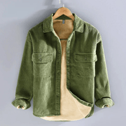 Herren Overshirt Corduroy Trendy und Bequem
