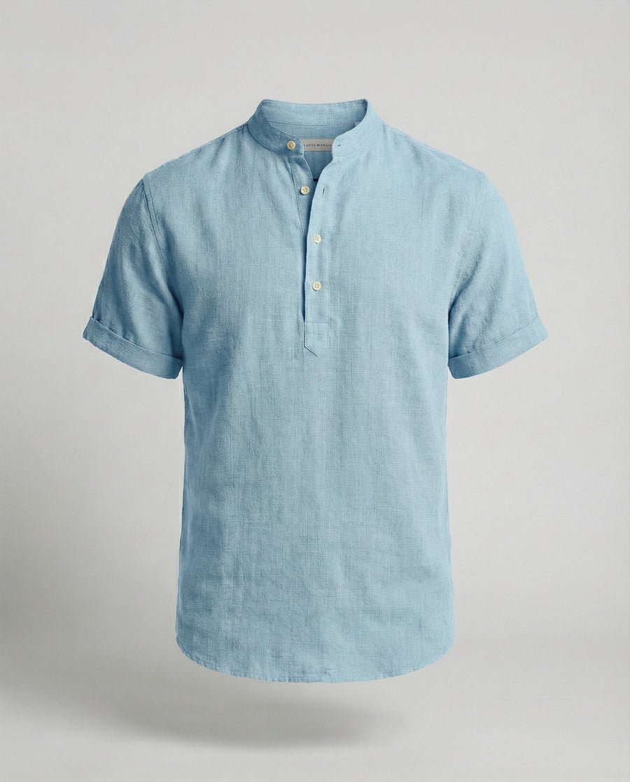 Polo da uomo con scollo a V | Maglia casual a manica corta