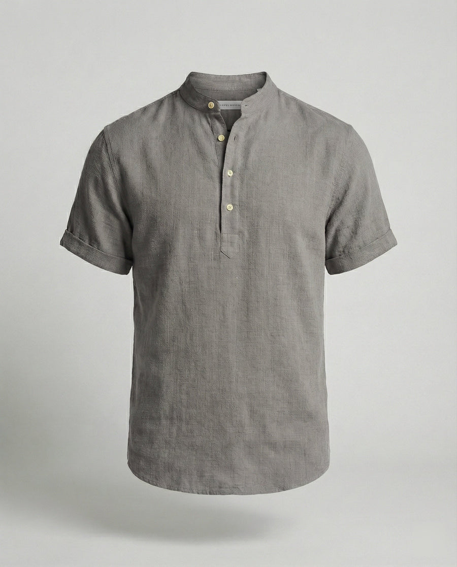 Polo da uomo con scollo a V | Maglia casual a manica corta