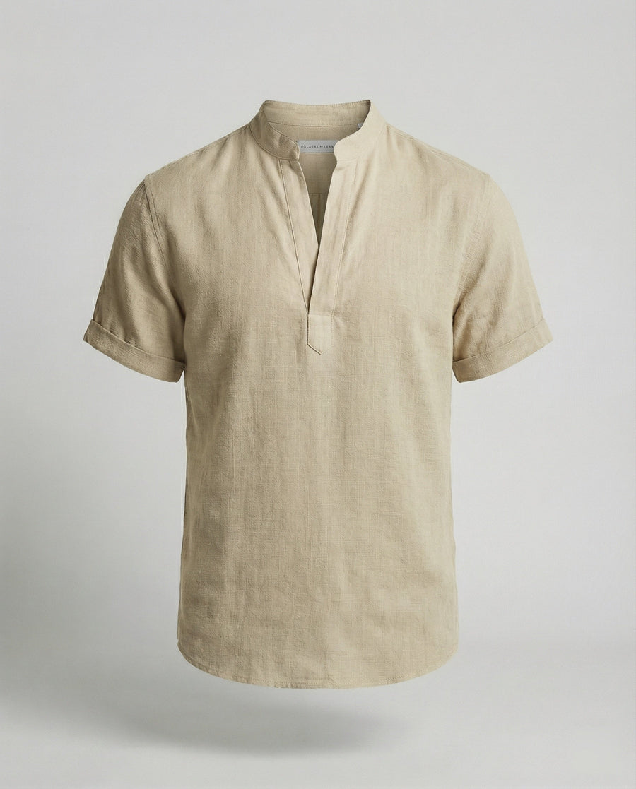Polo da uomo con scollo a V | Maglia casual a manica corta