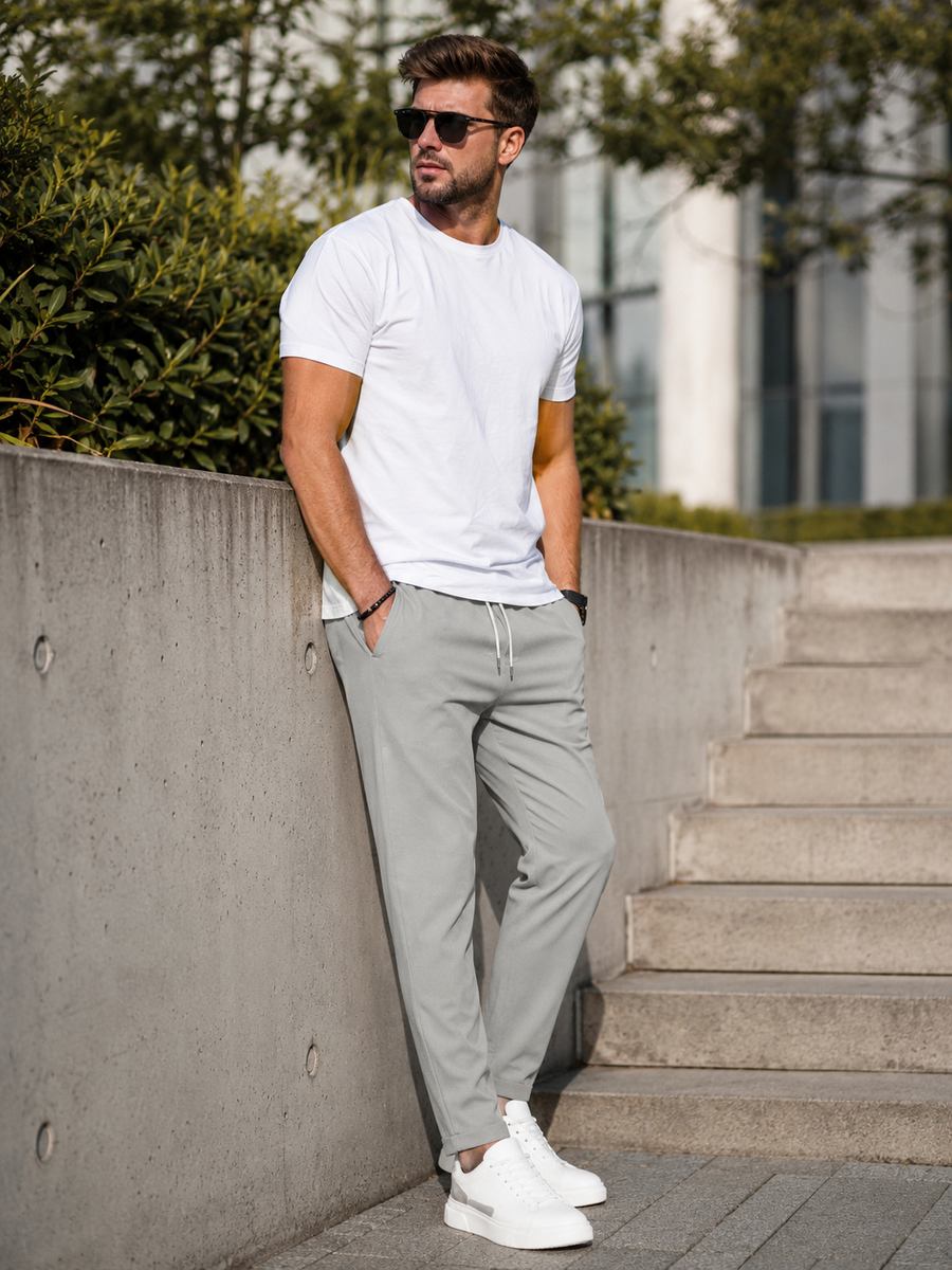 Pantaloni elasticizzati uomo | Pantaloni comodi per lavoro e tempo libero
