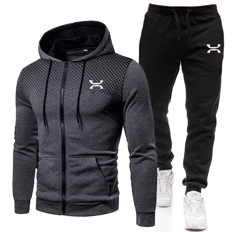 Completo tuta da uomo | felpa con cappuccio e pantaloni da jogging