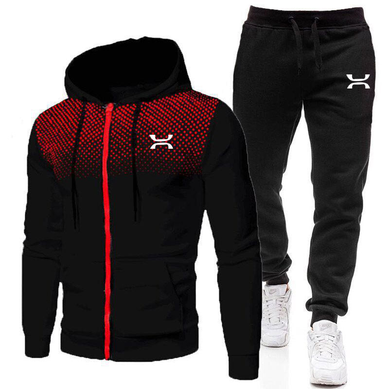 Completo tuta da uomo | felpa con cappuccio e pantaloni da jogging