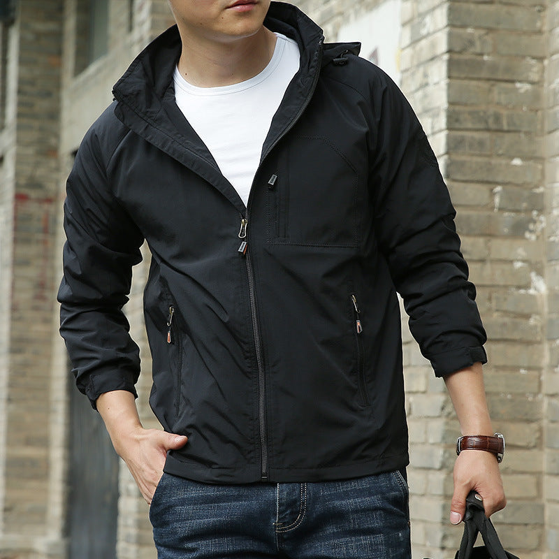 Giacca da mezza stagione da uomo | giacca casual leggera Regular Fit