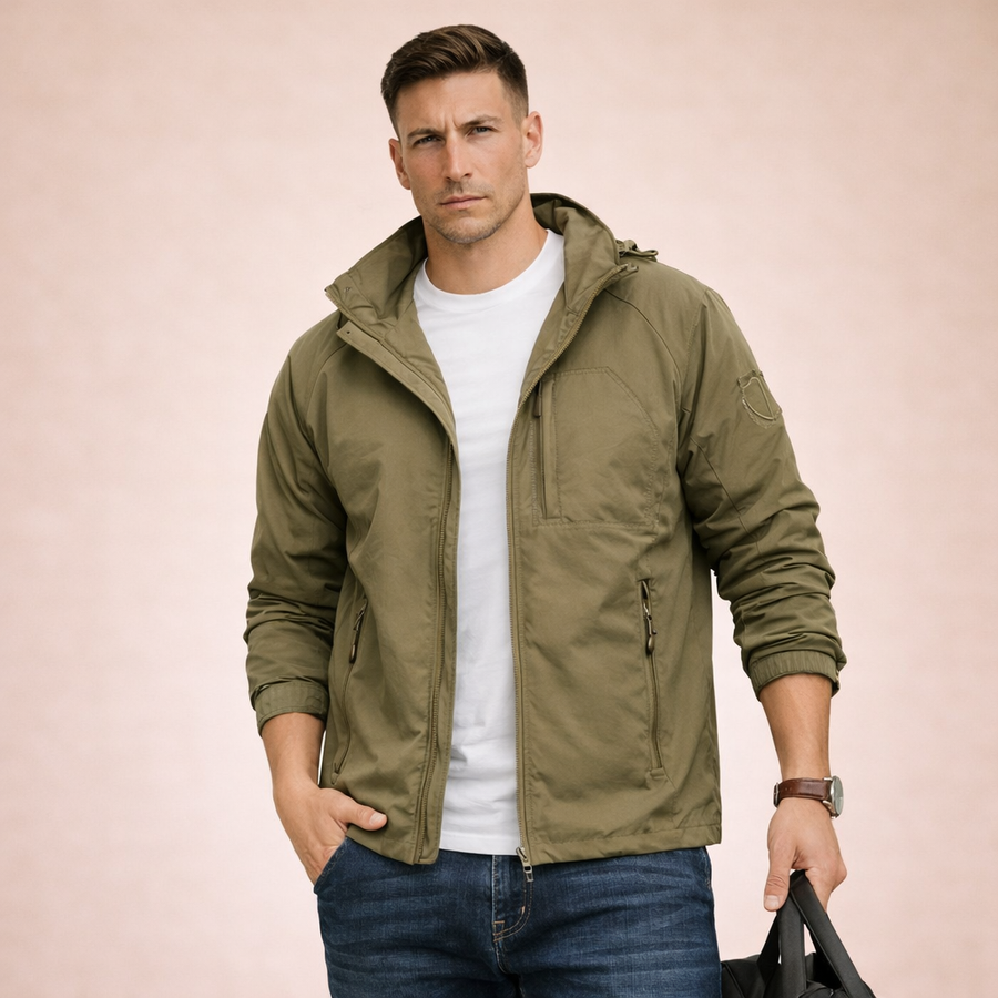 Giacca da mezza stagione da uomo | giacca casual leggera Regular Fit