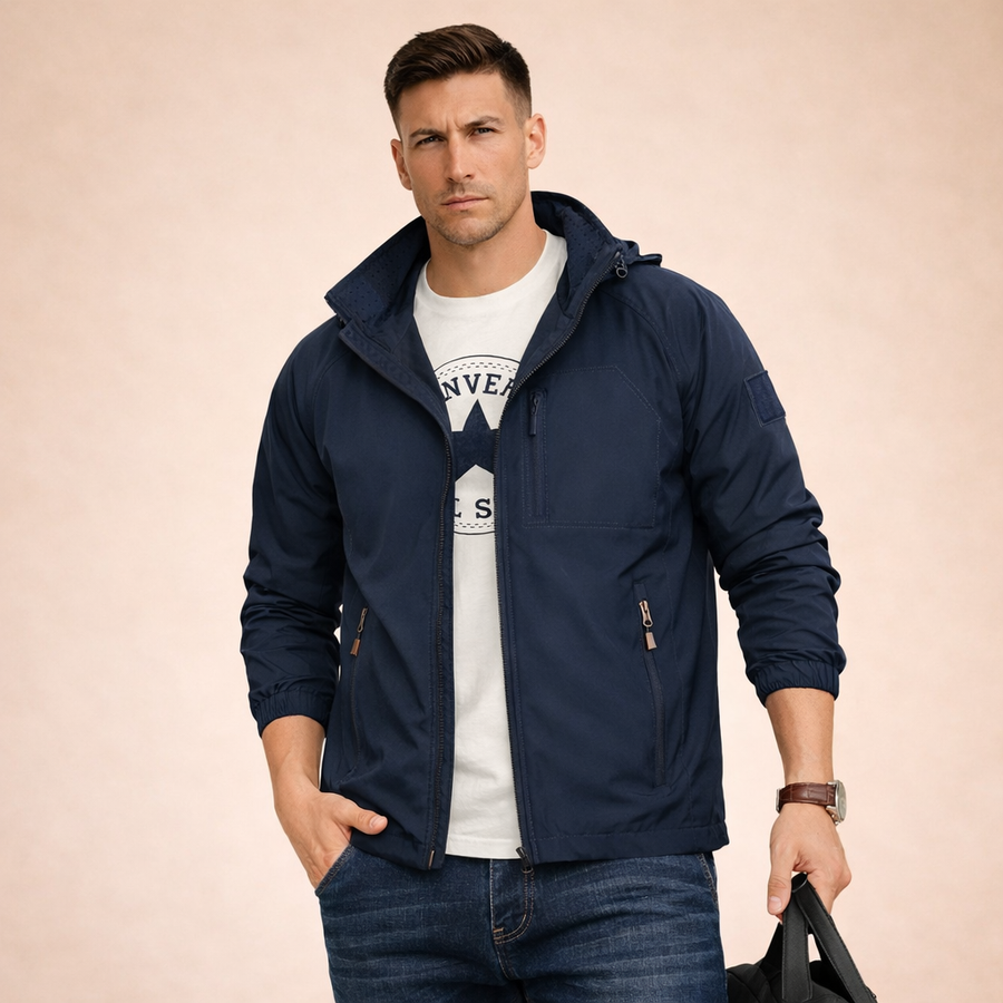 Giacca da mezza stagione da uomo | giacca casual leggera Regular Fit