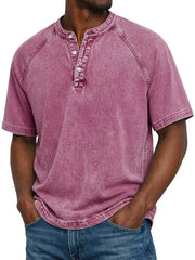 Camicia da uomo manica corta con bottoni | Camicia casual da tempo libero
