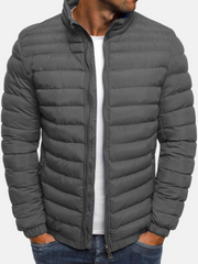 Herrenjacke - Elegante Gesteppte Jacke für Kühle Tage, Sportlich und Stilvoll