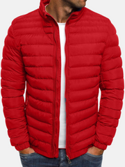 Herrenjacke - Elegante Gesteppte Jacke für Kühle Tage, Sportlich und Stilvoll