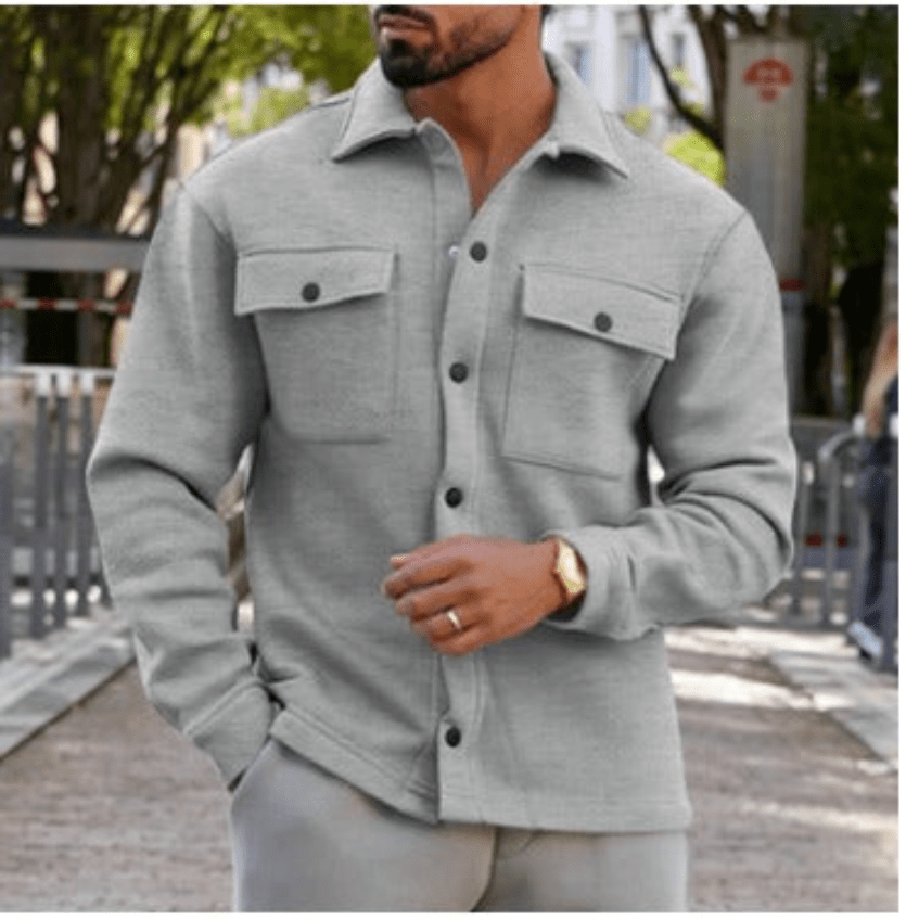 Herrenjacke Leichtgewicht Modern Slim Fit