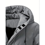 Herrenparka | Lange Winterjacke Herren | Kapuze & Wärmende Isolation