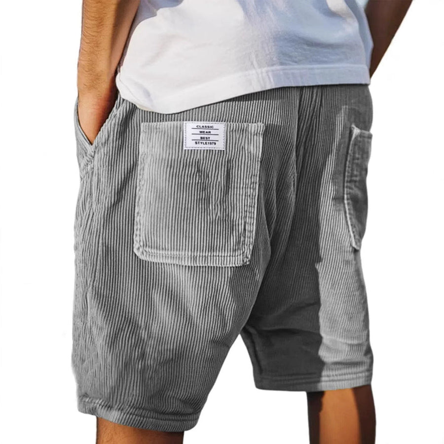 Herrenshorts | Lässig & Casual mit Cord-Textur & Tasche