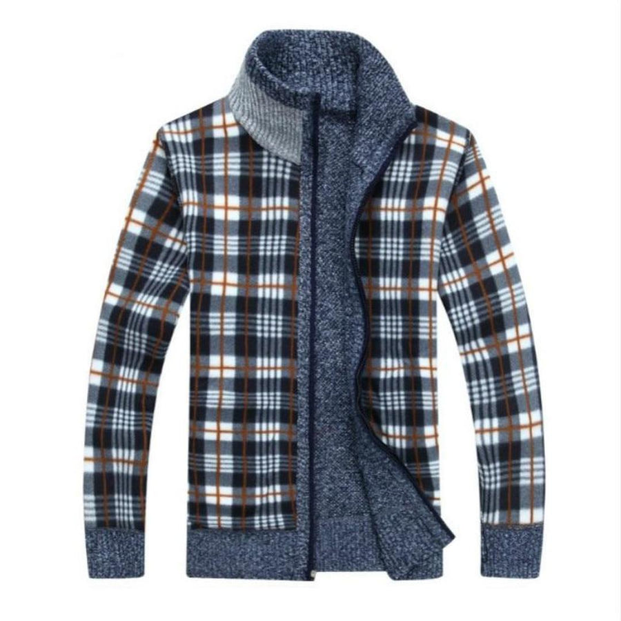 Lässige Strickjacke Mit Stehkragen Für Herren | Winter