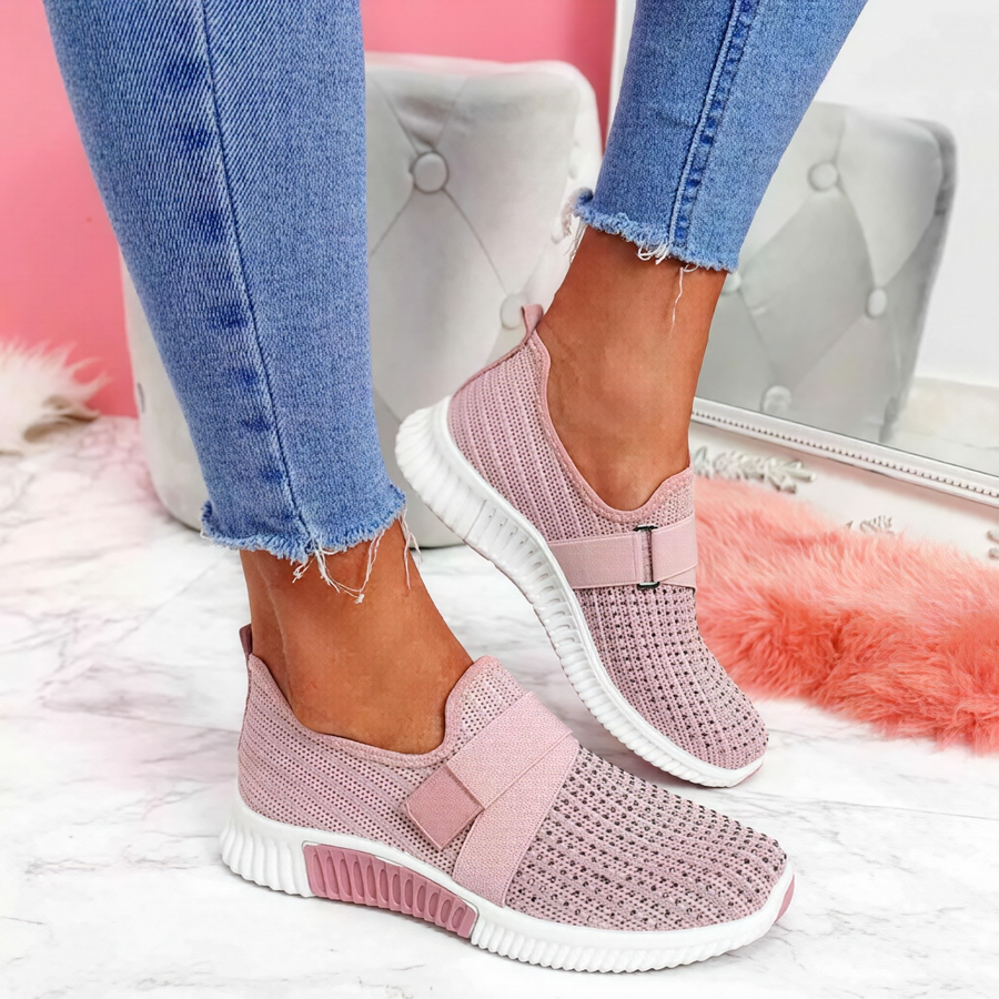 Kinsley - Slip-On Schuhe mit Kristallakzenten