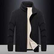 Herren Lässige Fleecejacke | Winter