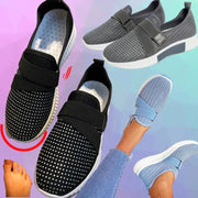 Heidi-Mode | Slip-On Damen Klett-Sneaker