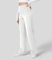 Hoch Taillierte Hose für Elegante Silhouette