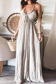 Lanie | Schickes plissiertes Maxikleid