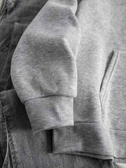 Hoodie Damen | Leopardenstern-Rückenmotiv & Cleanes Finish