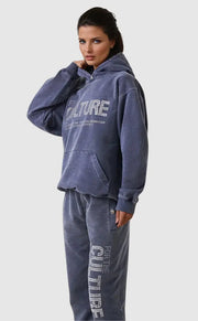 Hoodie Damen Oversize | Statement-Print & Praktische Fronttasche