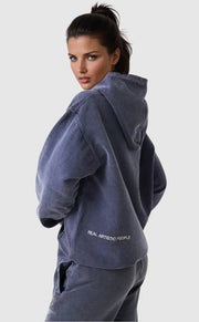 Hoodie Damen Oversize | Statement-Print & Praktische Fronttasche