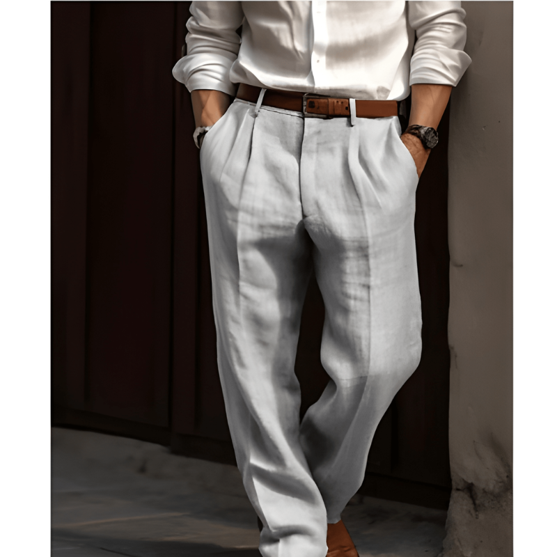 Hose Herren Elegant | Gerader Schnitt & Atmungsaktiver Komfort