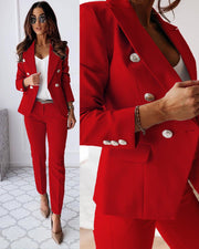 Hosenanzug Damen 2-teilig | Business-Chic & Pflegeleicht