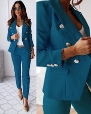 Hosenanzug Damen 2-teilig | Business-Chic & Pflegeleicht