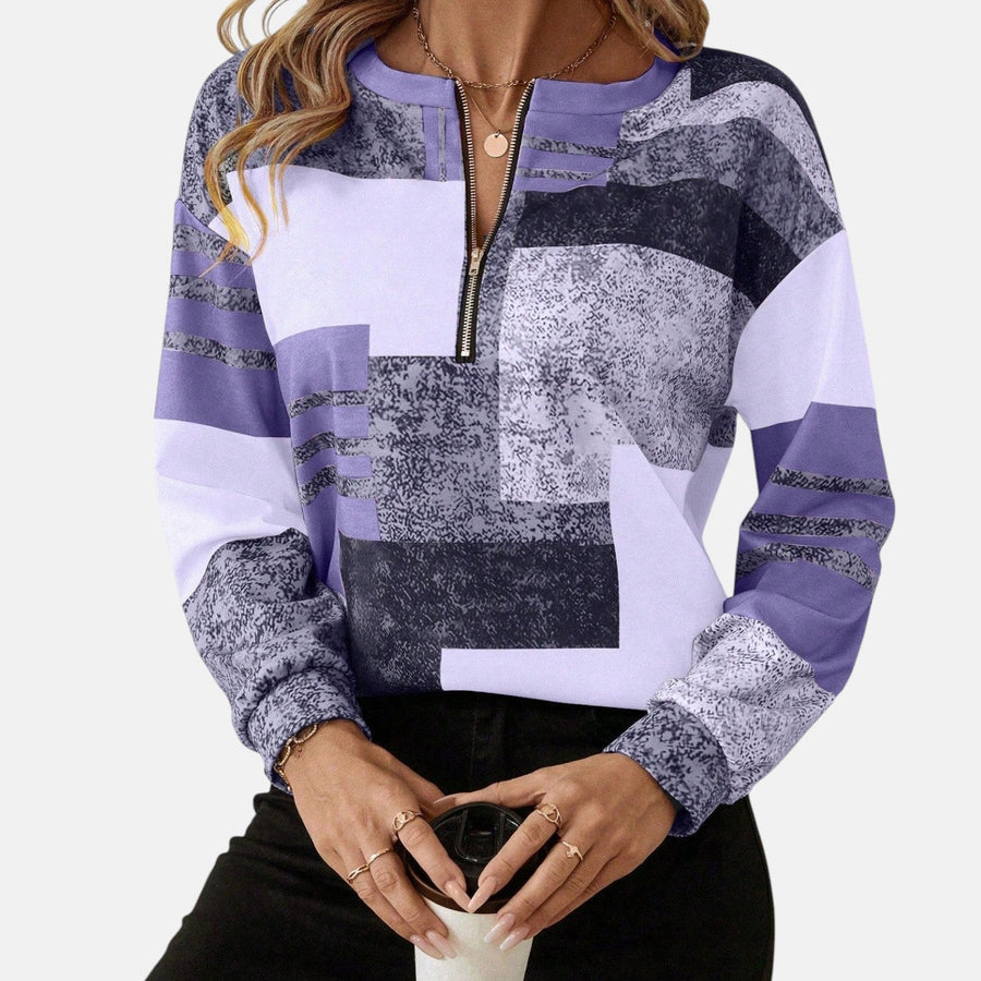 Sophie | Modisches Damen Sweatshirt im Vintage-Look