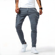 Tim | Herren Trendige Cargohose mit mehreren Taschen und schmaler Passform