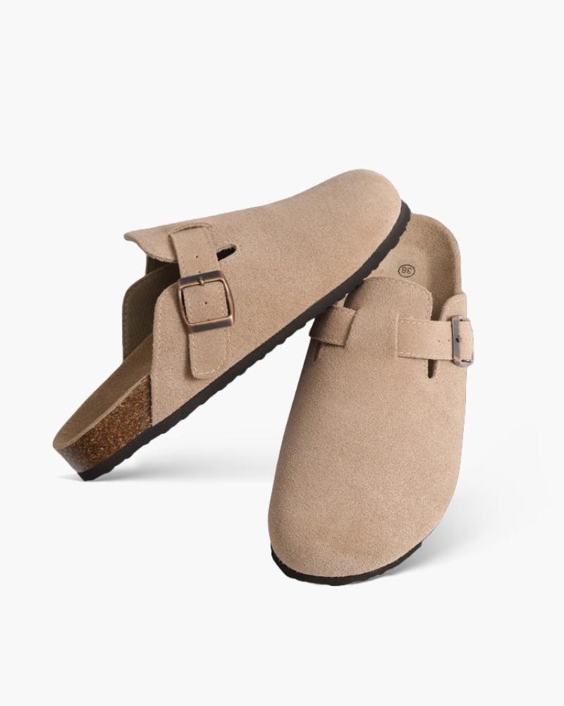 Luke | Bequemer Herren-Clog aus Wildleder mit ergonomischem Fußbett