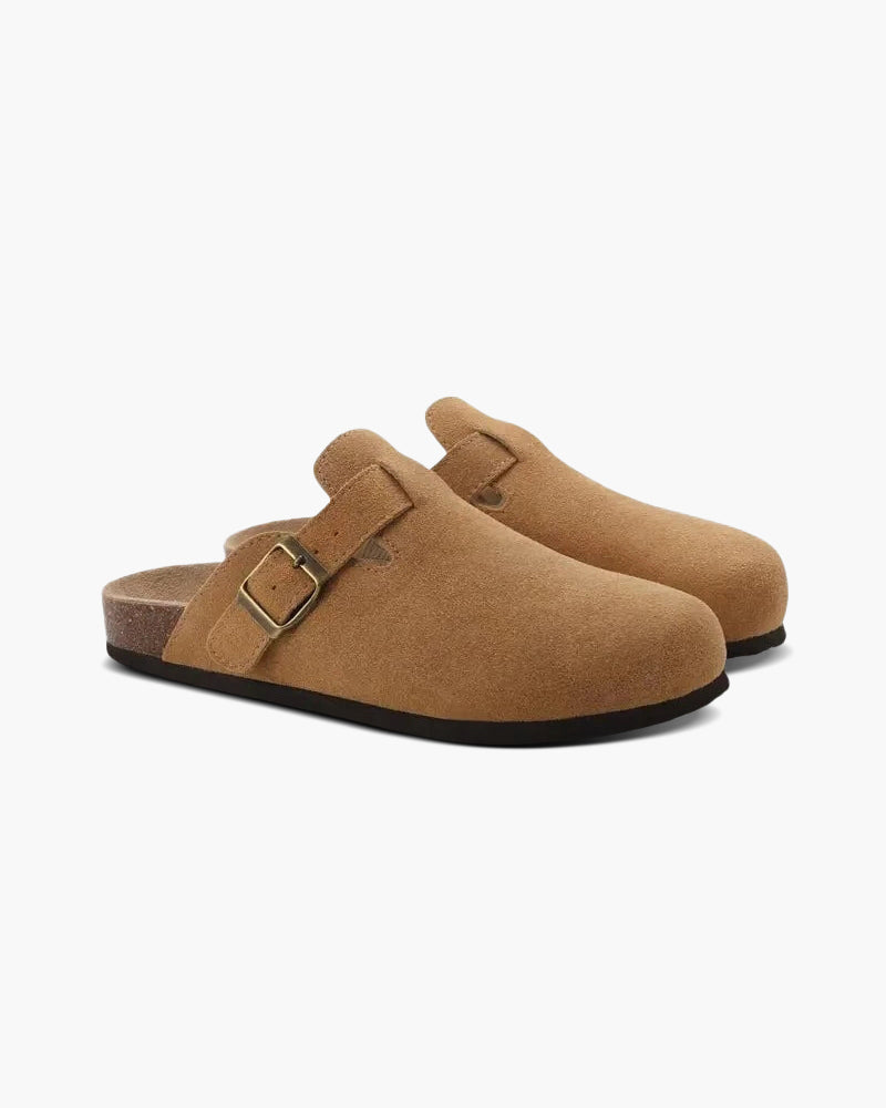 Luke | Bequemer Herren-Clog aus Wildleder mit ergonomischem Fußbett