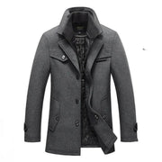 Lässige Winterjacke Mit Taschen Für Herren | Stehkragen